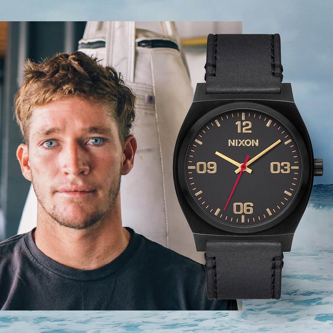 ニクソンのインスタグラム：「Nathan Florence x Nixon Custom Shop Nixon is teaming up with athletes, artists, and all around inspiring individuals to create custom watch designs from the Nixon Custom Shop. First up is pro-surfer, Nathan Florence, who's custom-designed watch likes to go fast and look good in the process. Shop Nathan's exclusive design or build your own online at www.nixon.com/custom-watches.  *Only available in the US*   #NixonCustomShop #nathanflorence」