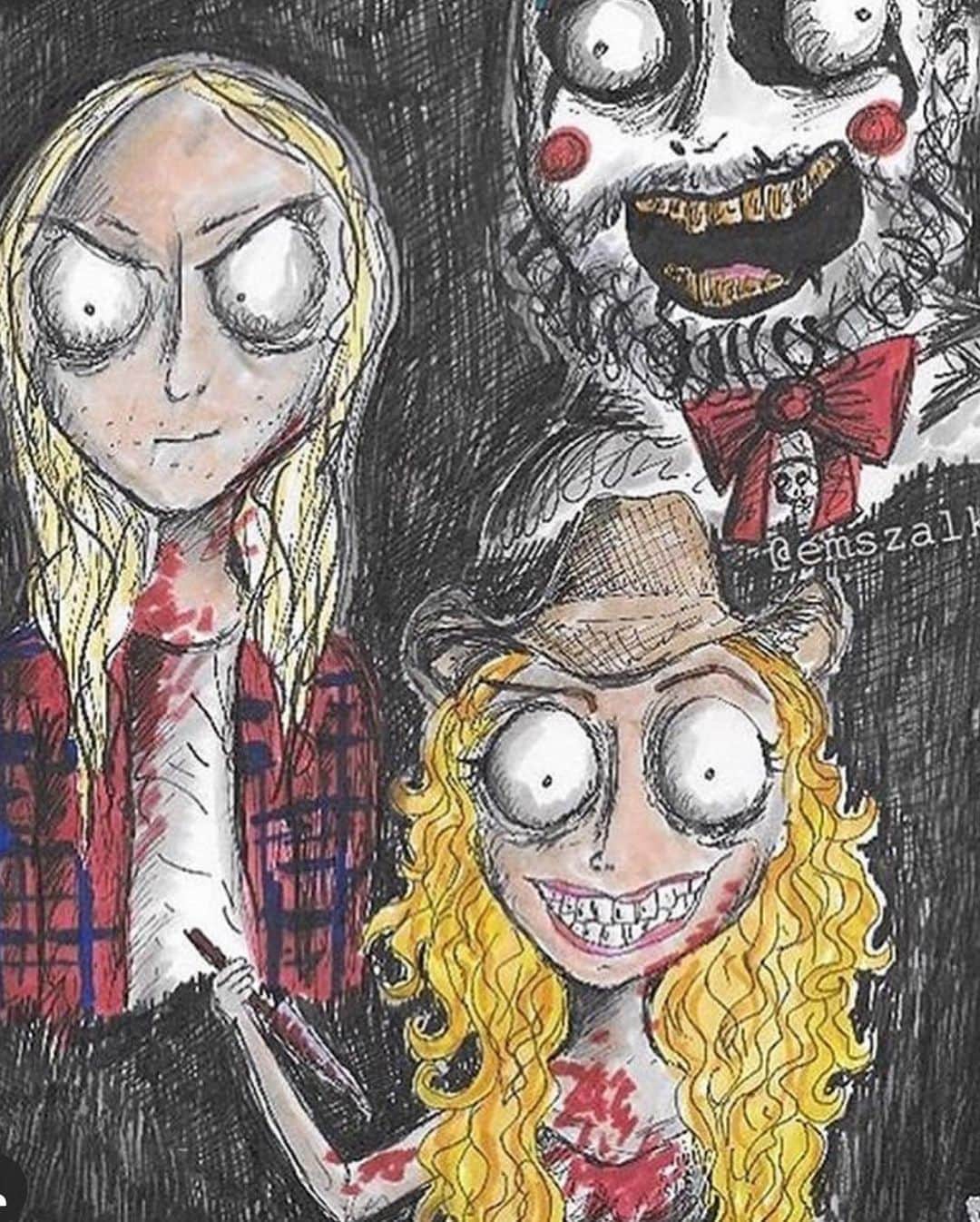 ロブ・ゾンビさんのインスタグラム写真 - (ロブ・ゾンビInstagram)「It’s time for more FAN ART! 💀Here’s small sample of some fun Firefly trilogy art I seen floating around the web. If you see your art let us know! Congratulations to all these talented folks. #houseof1000corpses #thedevilsrejects #3fromhell #robzombie #sherimoonzombie #billmoseley #sidhaig #jeffdanielphillips」8月28日 4時46分 - robzombieofficial