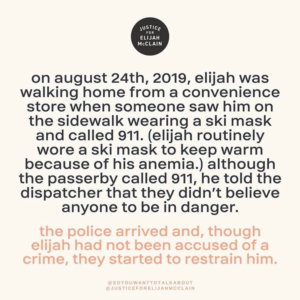 ジュリアナ・デヴァーさんのインスタグラム写真 - (ジュリアナ・デヴァーInstagram)「Elijah should be here. This is not a political issue. This is a human rights issue.  America can never be great if we can’t stop murdering our own citizens. Our human brothers and sisters are begging for justice, don’t sit by and just hope it will get better or that someone else will stop it.  Use your time, your voice and your resources to stand together and make this world better.  How? For one you can follow @justiceforelijahmcclain and help us finish out August with 10k calls and 10k letters to Colorado decision makers and demand justice.  This morning I called Governor Jared Polis @govofco and AG Phil Weiser @coag_philweiser, Mayor Mike Coffman @repmikecoffman and CA Daniel Brotzman @auroragov and demanded those responsible for the murder of #elijahmcclain are fired and charged. #filltheirfeed  You can also send your own postcards to their offices via the #USPS or purchase beautiful cards via @culturegreetings like I did. All info, addresses, instructions and script suggestions are available in the link in bio @justiceforelijahmcclain.  Do not quietly sit by while our fellow Americans are being traumatized by those they pay to protect them. Being Black is not a crime. It has to end now and it has to end with us 🙏🏼🙏🏽🙏🏾🙏🏿. . Graphics @shirien.creates @browngirlcurator Cards @soyouwanttotalkabout   #justiceforelijahmcclain #lettersforelijah #blacklivesmatter #protectblacklives」8月28日 4時53分 - cleverdeverwherever