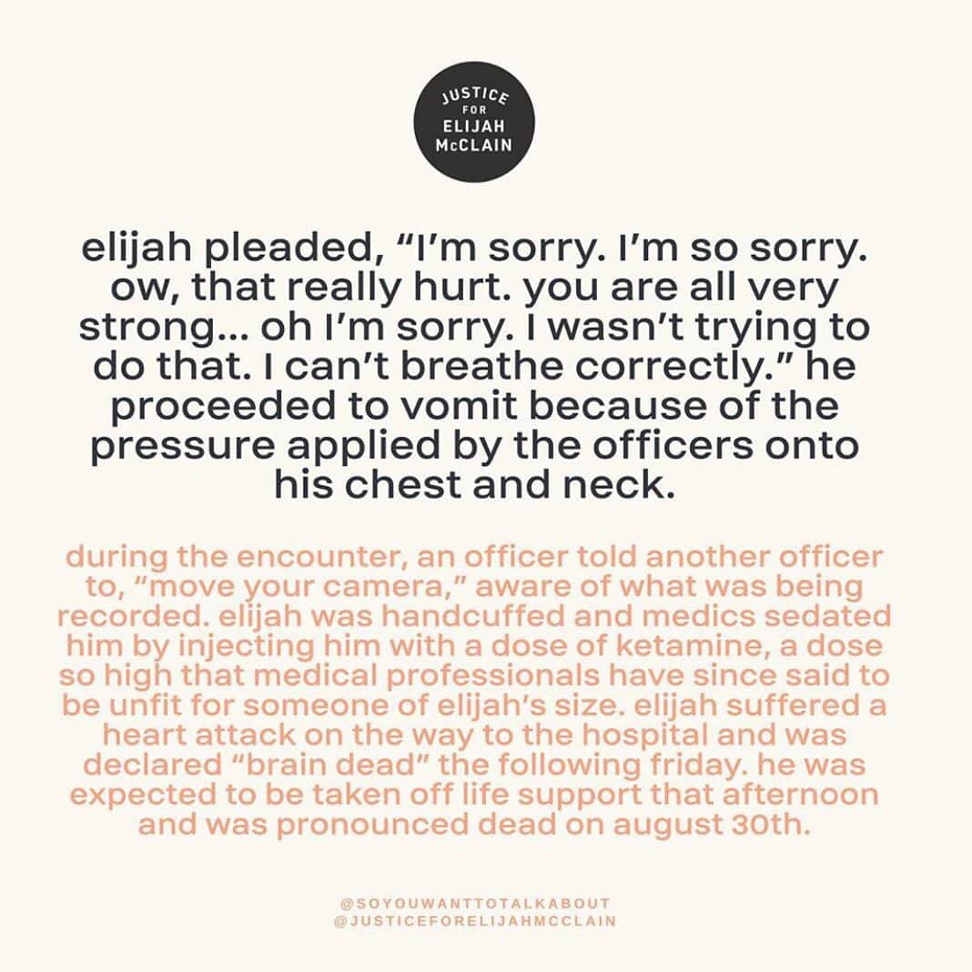 ジュリアナ・デヴァーさんのインスタグラム写真 - (ジュリアナ・デヴァーInstagram)「Elijah should be here. This is not a political issue. This is a human rights issue.  America can never be great if we can’t stop murdering our own citizens. Our human brothers and sisters are begging for justice, don’t sit by and just hope it will get better or that someone else will stop it.  Use your time, your voice and your resources to stand together and make this world better.  How? For one you can follow @justiceforelijahmcclain and help us finish out August with 10k calls and 10k letters to Colorado decision makers and demand justice.  This morning I called Governor Jared Polis @govofco and AG Phil Weiser @coag_philweiser, Mayor Mike Coffman @repmikecoffman and CA Daniel Brotzman @auroragov and demanded those responsible for the murder of #elijahmcclain are fired and charged. #filltheirfeed  You can also send your own postcards to their offices via the #USPS or purchase beautiful cards via @culturegreetings like I did. All info, addresses, instructions and script suggestions are available in the link in bio @justiceforelijahmcclain.  Do not quietly sit by while our fellow Americans are being traumatized by those they pay to protect them. Being Black is not a crime. It has to end now and it has to end with us 🙏🏼🙏🏽🙏🏾🙏🏿. . Graphics @shirien.creates @browngirlcurator Cards @soyouwanttotalkabout   #justiceforelijahmcclain #lettersforelijah #blacklivesmatter #protectblacklives」8月28日 4時53分 - cleverdeverwherever