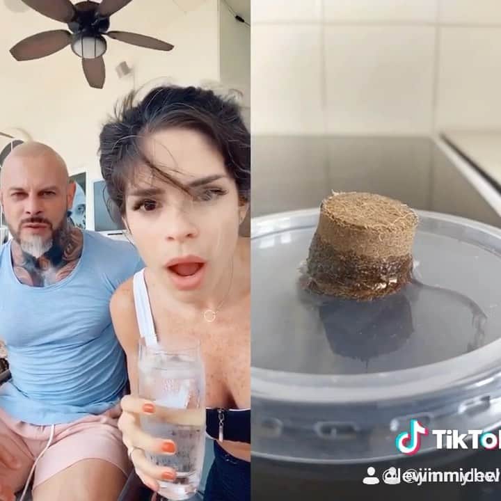 Michelle Lewinのインスタグラム：「Well, look! It’s like... magic!😳 -Gotta skip the next ice next time🤷🏼‍♀️😆 #IceBonerChallenge」