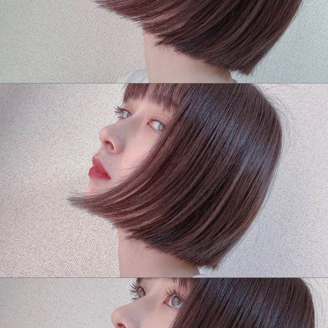 うちだゆうほさんのインスタグラム写真 うちだゆうほinstagram さらに髪を切りまして ばつっとショートボブ ひさしぶり Tetecoquette の Shigeyoko さんにお願いしました ここ数年 似合う や イメージ 自分の顔 と 好きな顔 やりたい