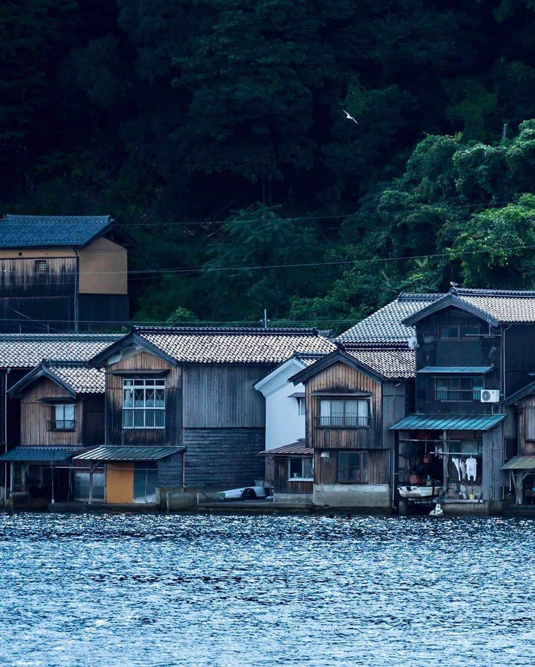 Koichiさんのインスタグラム写真 - (KoichiInstagram)「| Seaside town . #Hellofrom #Kyoto #BeautifulJapan #伊根の舟屋 #海の京都 #人いる . . #Sonyα7riii #SEL70300G 船上から300mmで .」8月27日 22時08分 - koichi1717