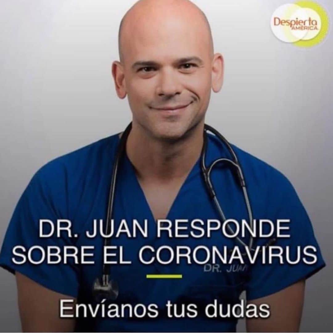 Despierta Americaさんのインスタグラム写真 - (Despierta AmericaInstagram)「Todos los días, @drjuanjr y un panel de expertos contestan tus preguntas sobre #Coronavirus. Escribe tu pregunta aquí 👇」8月27日 22時42分 - despiertamerica