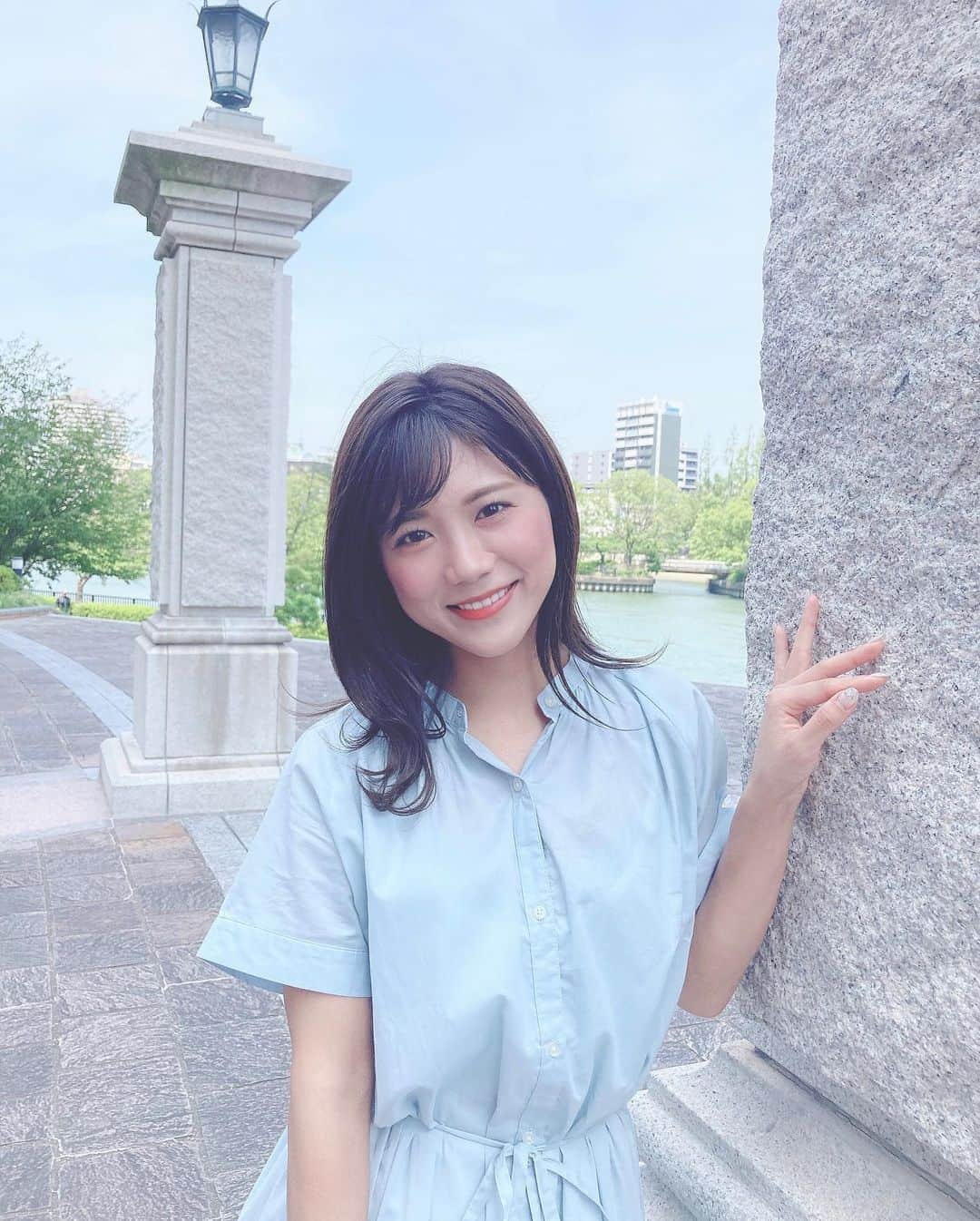 海江田麻貴さんのインスタグラム写真 - (海江田麻貴Instagram)「ㅤㅤㅤ  ㅤㅤㅤ 清楚カイエダ🤍 どう、、、？🤤🤣  ㅤㅤㅤ  ㅤㅤㅤ #清楚コーデ #シャツワンピース #シャツワンピ #shirts #パステルカラー #パステル #暗髪 #外ハネ #japanesegirl #清楚系女子 #清楚系 #シンプルコーデ #simplecode #ポートレート #portrait」8月27日 22時49分 - _makiii0924_