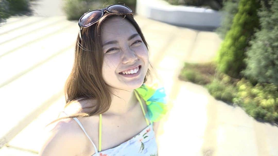 志村玲那さんのインスタグラム写真 - (志村玲那Instagram)「#笑顔でいるのはすきだよ #夏はあんまり楽しめなかったけどでも夏らしい服を着るだけでテンションがあがるからおすすめだよ💕  #一眼レフ　#35mm」8月27日 23時51分 - rena_shimura