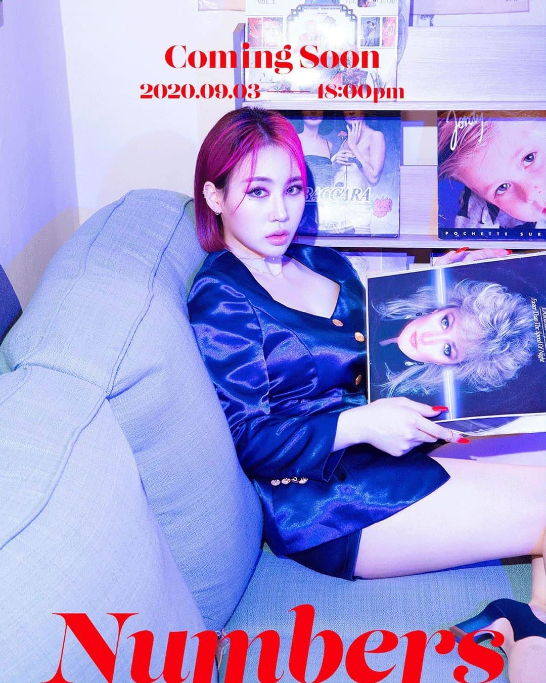 パク・ジミン のインスタグラム：「#numbers 💙」