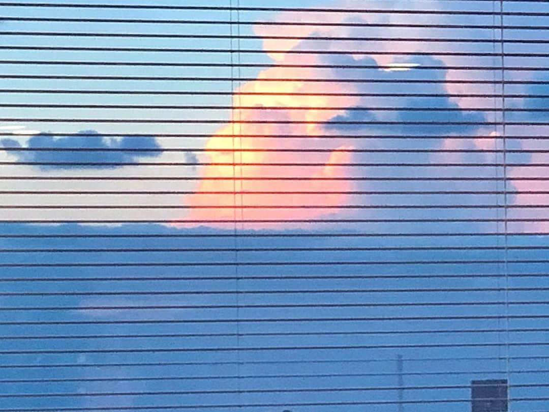 阿知波妃皇のインスタグラム：「☁️ today」