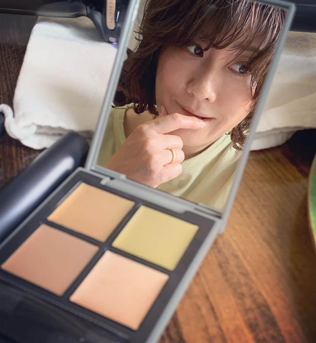 風間ゆみえのインスタグラム：「@threecosmetics  2020AW/collection  秋色が好きだわ」