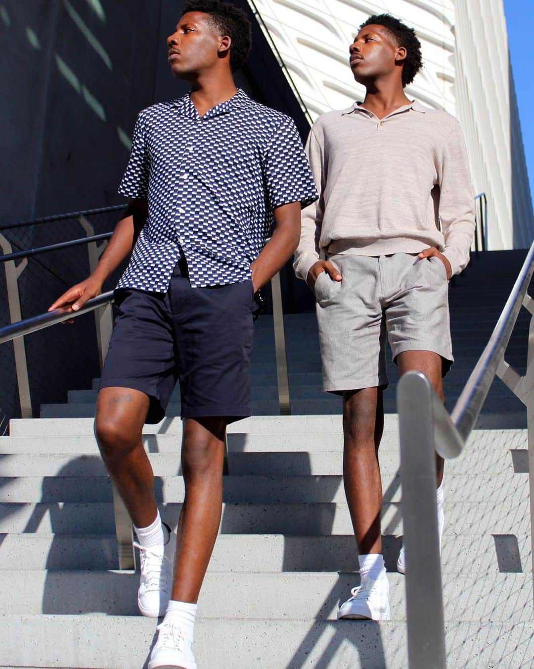 Club Monacoのインスタグラム：「Strolling into the weekend like @thehigginstwins」