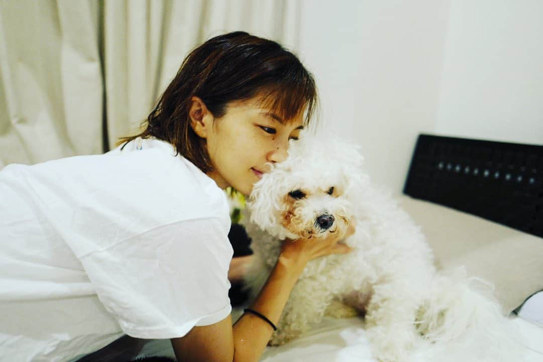 安田美沙子さんのインスタグラム写真 - (安田美沙子Instagram)「カオスな晩ごはんから、お風呂から、赤ちゃんのギャン泣きを終え、やっとベッド。 急にライカで写真大会📷✨ 明日もスクールだから寝て欲しかったけど、写真を撮りたい！！という兄の意欲を大切にしたく、沢山撮ってもらいました。50枚くらい撮ったら満足して寝ました。 どすっぴんのお風呂上がりのボサボサですが。笑 はんなも洗いたてで、縮れ毛ですが。。ライカQのオートモードだと息子でも露出＆ピントが合う。この写真も一生物の宝物。 . . . @leica_camera  @leica_camera_japan  #leica #leicaq #camera #cameraman #myson #love」8月28日 1時40分 - yasuda_misako