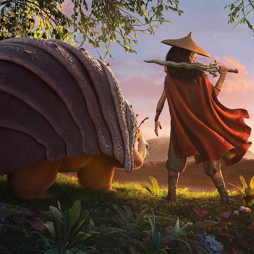 のインスタグラム：「First look of the movie we are working on at Disney Animation Studios... I mean from our homes✨😷 Been such an interesting journey animating from home 😊 열심히 작업하고있는 #라야와마지막드래곤 첫 사진 공개 합니다. ✨💕 디즈니애니메이션 인원들 모두 열심히 (각자 집에서) 일하고 있답니다.  아마도 디즈니 사상 처음으로 집에서 만들어진 작품이 아닐까 생각 되네요 😆 기대하세요 👍🏻 . . #Raya #rayaandthelastdragon #disney #disneyanimation #animation #디즈니 #디즈니애니메이션 #애니메이션 #라야」