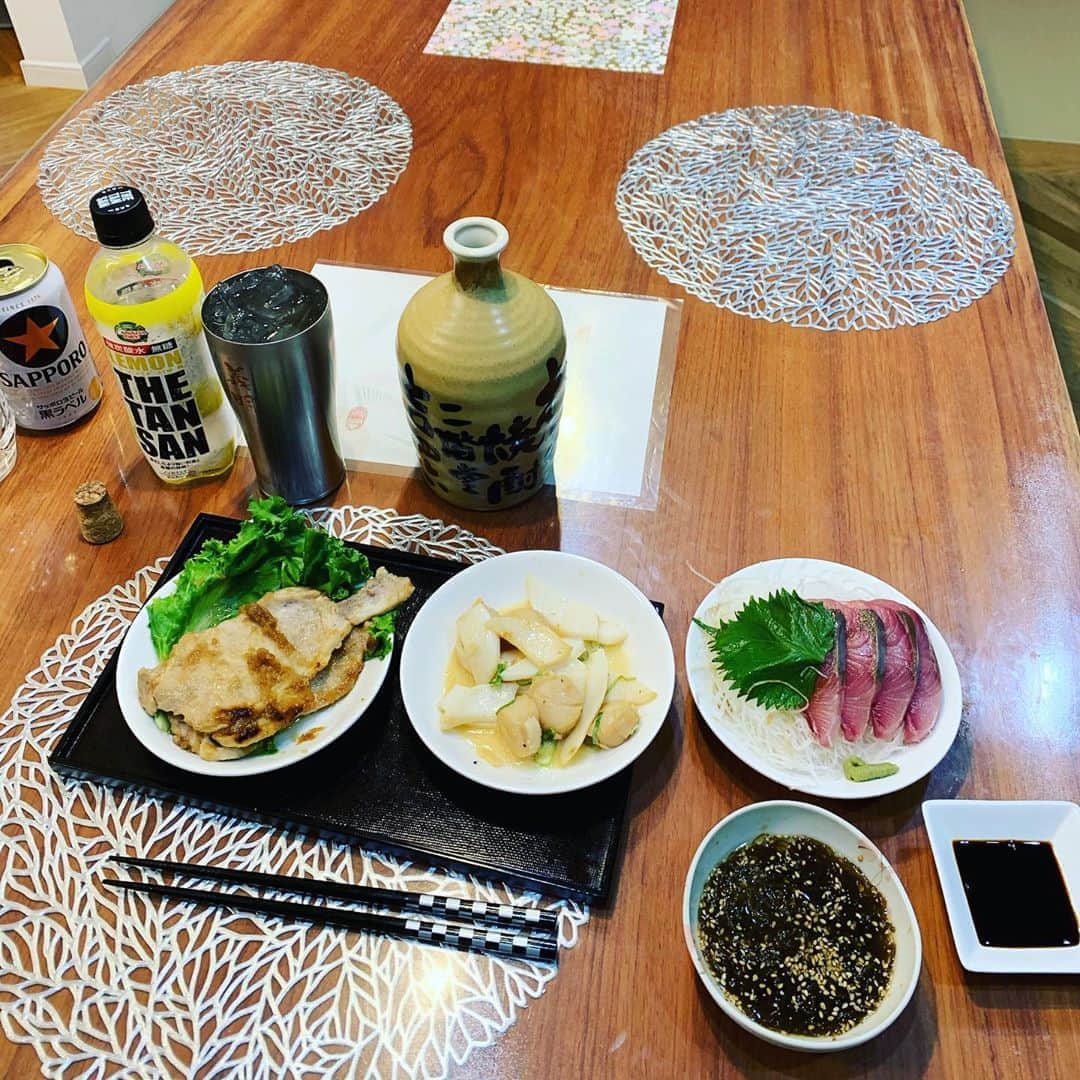 のインスタグラム：「2回目の晩酌再スタートです」