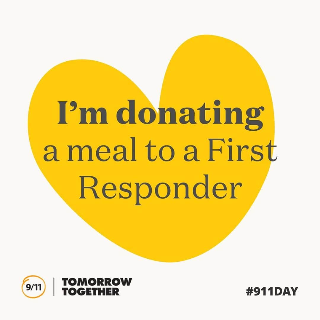 ダコタ・ファニングさんのインスタグラム写真 - (ダコタ・ファニングInstagram)「Today, @911day and @WCKitchen are delivering more than 35,000 meals from local restaurants to firefighters, EMTs, paramedics, and healthcare workers on the front line.  You can sponsor a meal at 911day.org/feed-first-responder for this year’s @911day of Service. #911day #NeverForget」9月11日 22時09分 - dakotafanning