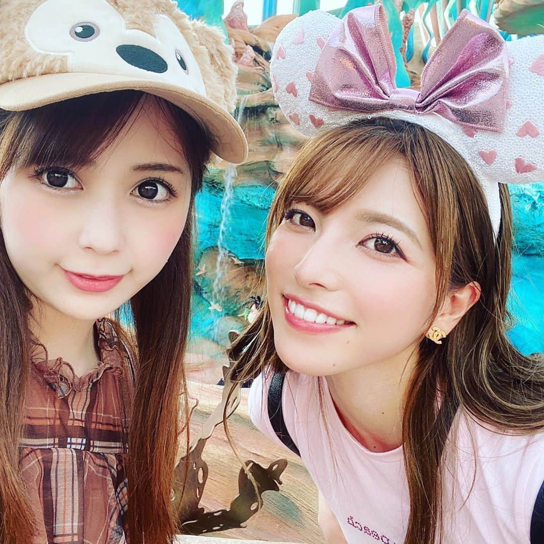 佳苗るかさんのインスタグラム写真 - (佳苗るかInstagram)「あいちんとディズニー✨マスクして1日たくさん歩いたから運動になりました🎵  #マスク #ディズニー #ディズニーシー #ディズニーコーデ #ディズニーカチューシャ #東京ディズニーシー」9月11日 22時26分 - ruka_kanae