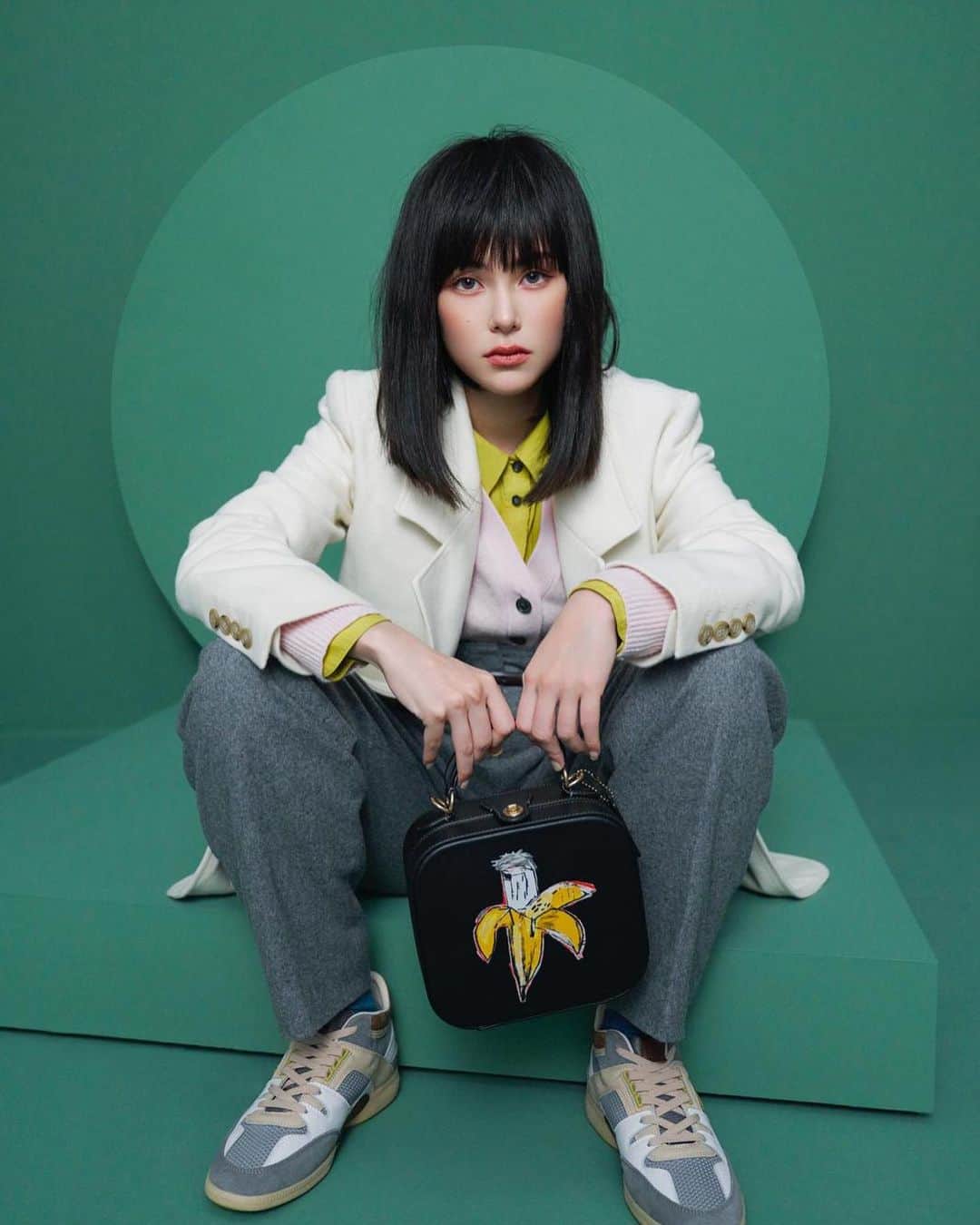 ハンナ・クインリヴァンのインスタグラム：「💘 @coach #coachny」