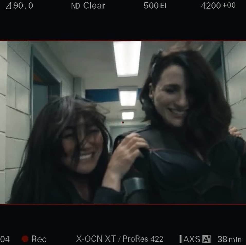 福原かれんのインスタグラム：「Fun on set. Just a reminder that Aya is an awesome human, and it takes a ton of skill and mental gymnastics to play a “cunt” (as Butcher would say) like Stormfront   #TheBoysTV」