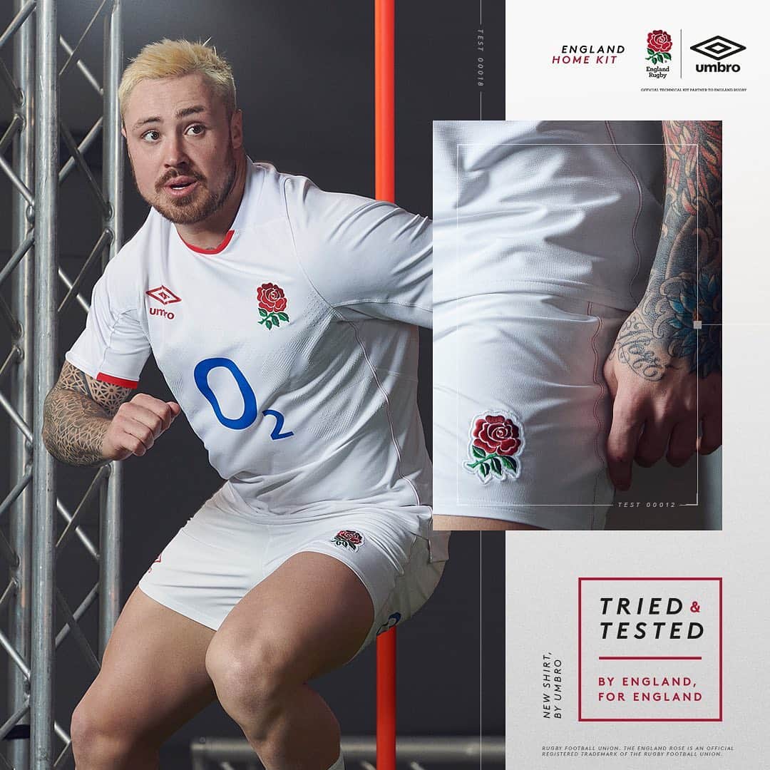 UMBROさんのインスタグラム写真 - (UMBROInstagram)「Our NEW @EnglandRugby shirt is available now on umbro.co.uk/rugby. Stay up to date over on @Umbro_Rugby」9月11日 17時01分 - umbro