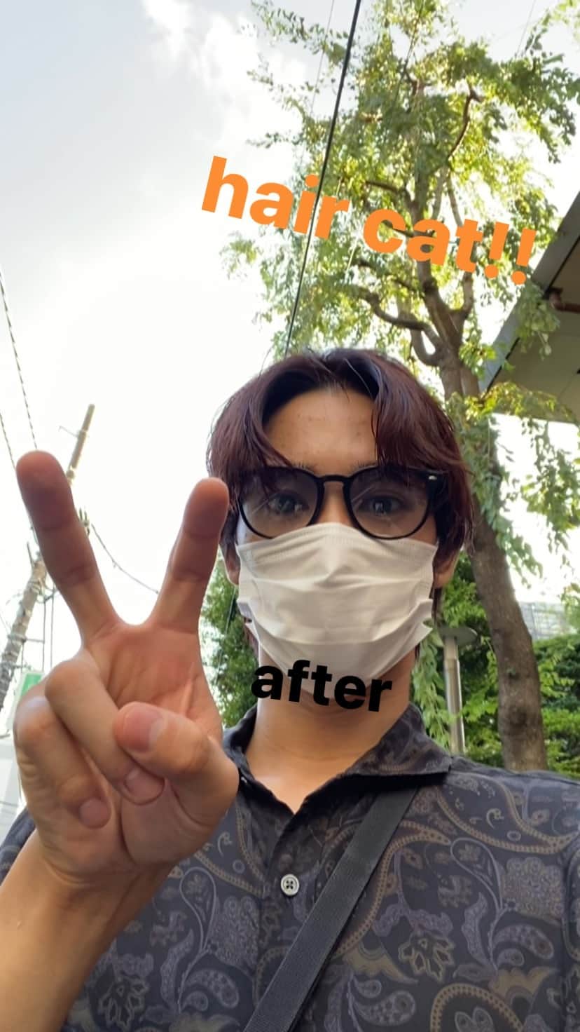 のインスタグラム：「hair cat!!」