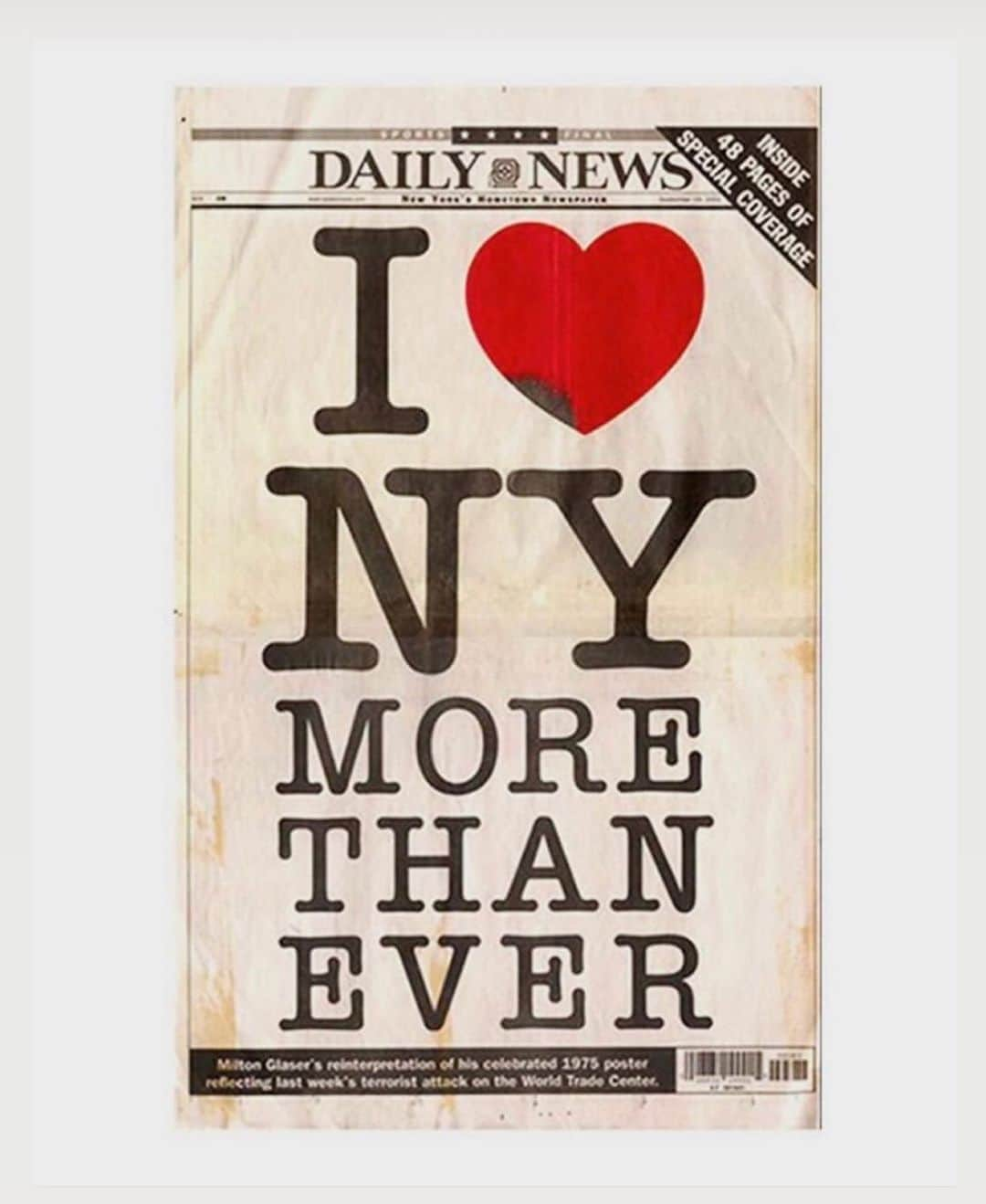 ジュリアン・ムーアさんのインスタグラム写真 - (ジュリアン・ムーアInstagram)「Thinking of all of those who lost so much #19years ago #iloveny #nytough❤️」9月11日 23時39分 - juliannemoore