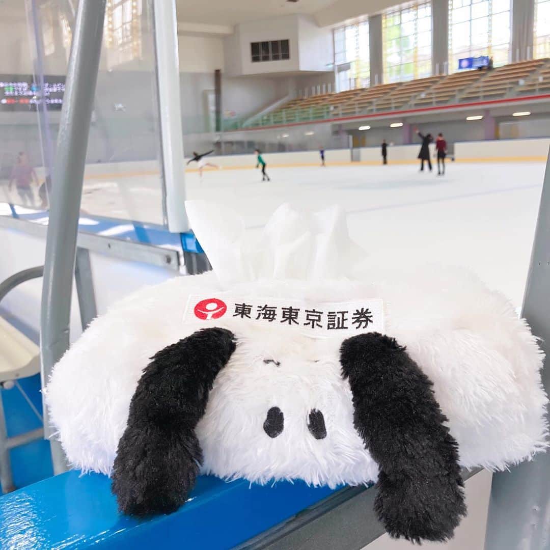 大庭雅のインスタグラム：「practice ⛸ ・ ・ ・ #東海東京FH #東海東京証券 #がんばれみやび」