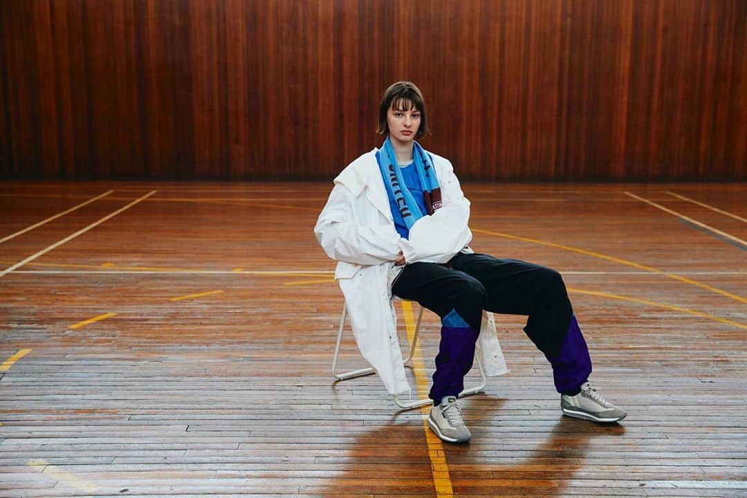 パトリックラボのインスタグラム：「𝐏𝐀𝐓𝐑𝐈𝐂𝐊 𝟐𝟎𝟐𝟎 𝐀𝐔𝐓𝐔𝐌𝐍 𝐀𝐍𝐃 𝐖𝐈𝐍𝐓𝐄𝐑 𝐂𝐎𝐋𝐋𝐄𝐂𝐓𝐈𝐎𝐍  Photograph：Kento Mori @kentomori.insta  Styling：Ryota Yamada @ryotayamada______  Hair&amp;make-up：Koichi Amano @amano_onama  Models：Marko［Image］,Lera［ZUCCA］  Design：Hitoki Naruo @naruochanworks  Edit：Hayato Hirohara @hayato518」