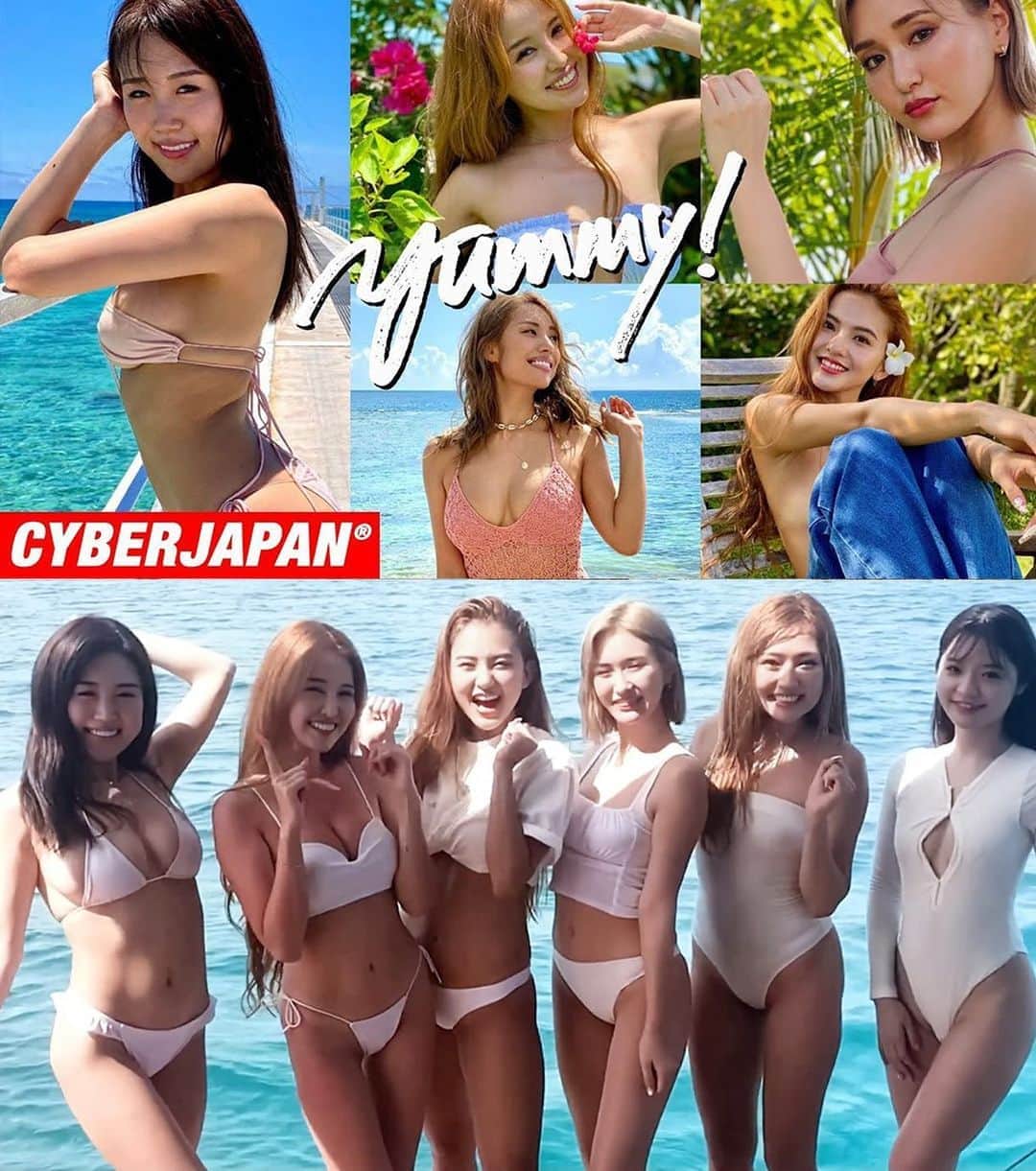 CYBERJAPAN Staffのインスタグラム：「本日、CYBERJAPAN DANCERS 公式 YouTube チャンネルにアップ‼️😊 今回は最新写真「Yummy!」のメイキング動画 Vol.1 with @watanabekanae @cjd_karen @cjkana @cjd_haruka @cjd_junon です‼️🤩❤️  ⚡️CYBERJAPAN 公式 YouTube チャンネル⚡️  最新写真集 「Yummy!」の 撮影メイキングムービです！！ 撮影の裏側を公開します♡ ビーチやプールでの様子も！👙🏝  Behind the scenes of our new photobook "Yummy! " which will be published on 17th Sep 2020. You can see all of members having fun and taking pictures on the beach and swiming pool!  チャンネル登録もよろしくお願いします！  ▶️ https://www.youtube.com/watch?v=ymY-8haFb0E  📍リンクはストーリーにあります  #cyberjapan #サイバージャパン #公式YouTube」