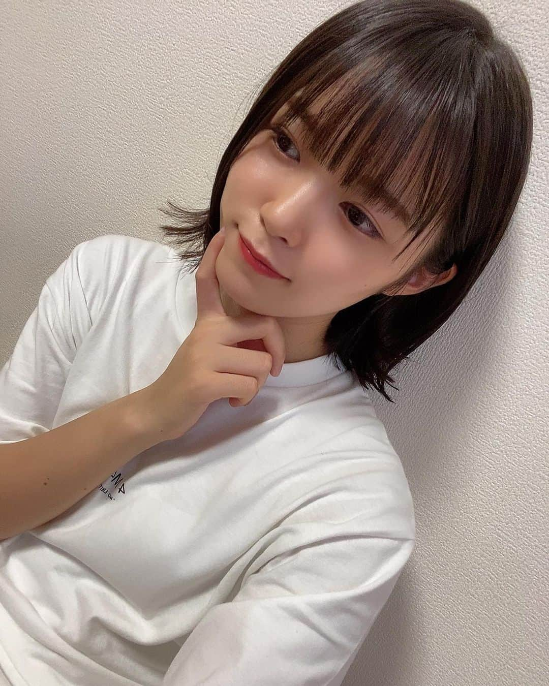 安藤千伽奈さんのインスタグラム写真 - (安藤千伽奈Instagram)「💇‍♀️💇‍♀️💇‍♀️﻿ ﻿ 髪の毛をバッサリ切りました✨﻿ 髪の毛が短い私も好きになってね😳💗﻿ ﻿ #黒髪ボブ #外ハネボブ」9月11日 21時06分 - ando_chikana_ngt48