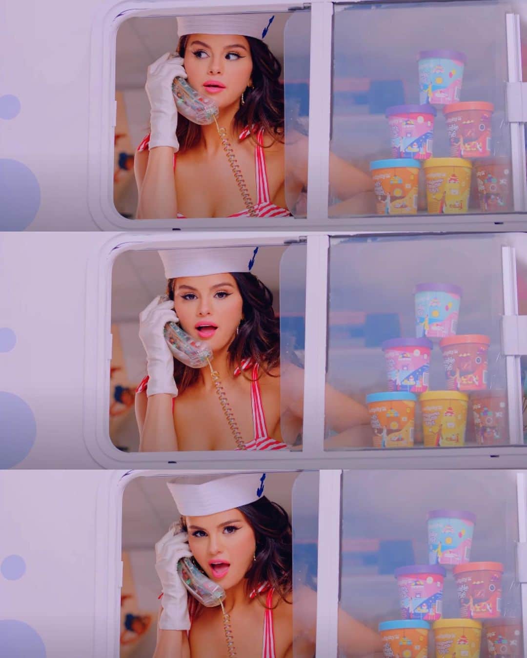 Always With Selenaのインスタグラム：「could Selena come and sell ice cream at my place」