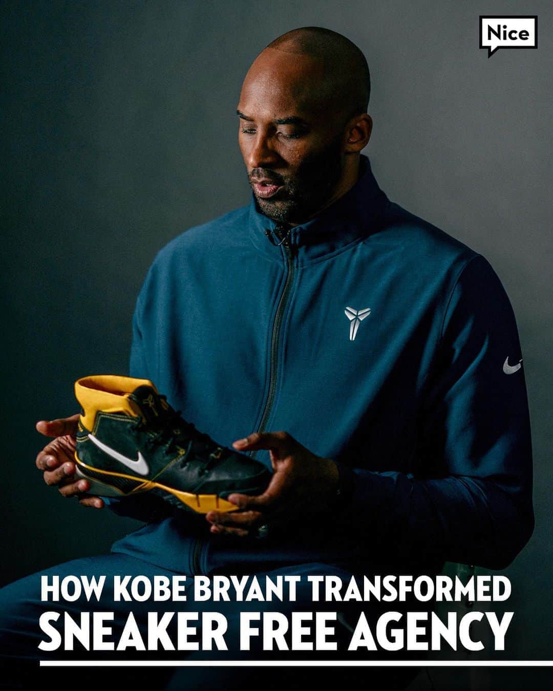 Nice Kicksさんのインスタグラム写真 - (Nice KicksInstagram)「Kobe impacted the game in more ways than one. His sneaker free agency left a lasting impact on the industry we know today. #MambaForever 🐍♾」8月28日 5時39分 - nicekicks