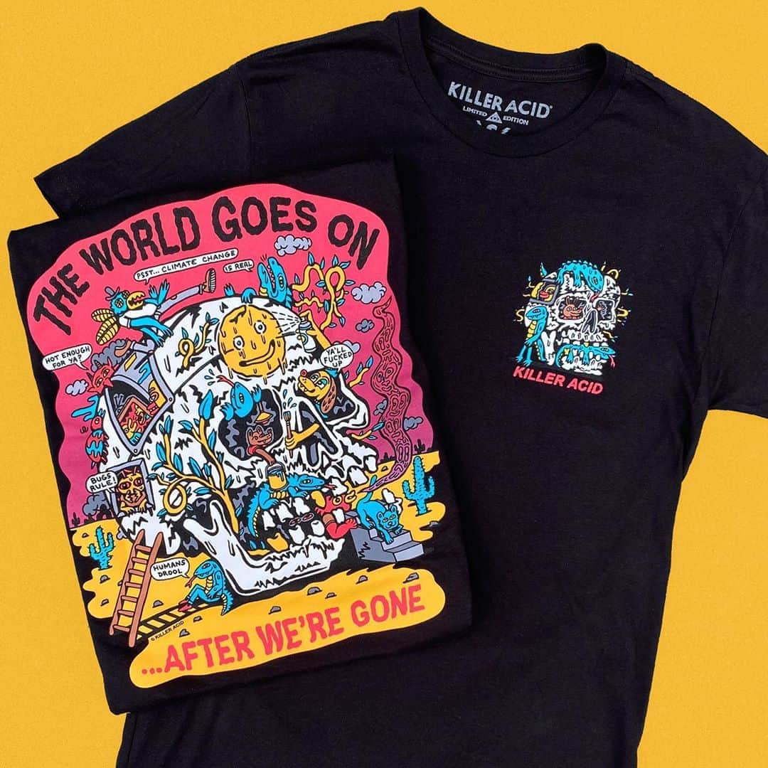 zumiezさんのインスタグラム写真 - (zumiezInstagram)「New tees from @killeracid just dropped🌀 More at the link in our bio!!」8月28日 6時04分 - zumiez