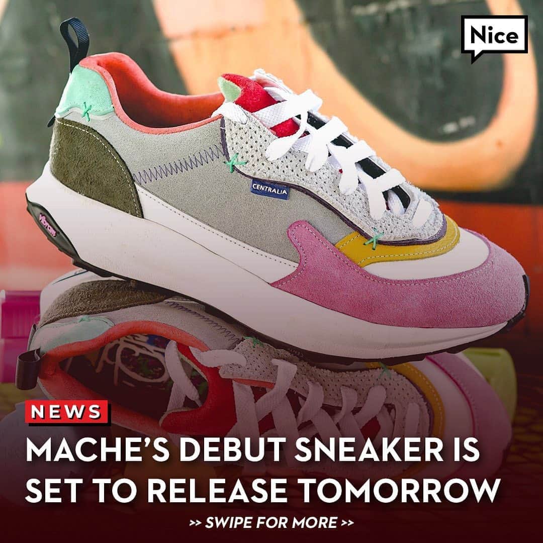 Nice Kicksさんのインスタグラム写真 - (Nice KicksInstagram)「@mache275’s debut sneaker drops tomorrow. LINK IN BIO for more info.」8月28日 7時13分 - nicekicks