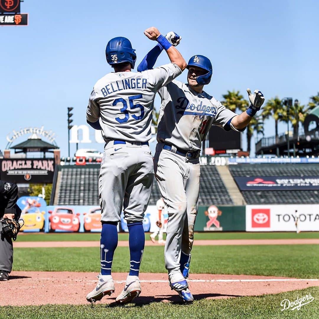 Los Angeles Dodgersさんのインスタグラム写真 - (Los Angeles DodgersInstagram)「Let it fly, @ajpollock_.」8月28日 7時47分 - dodgers