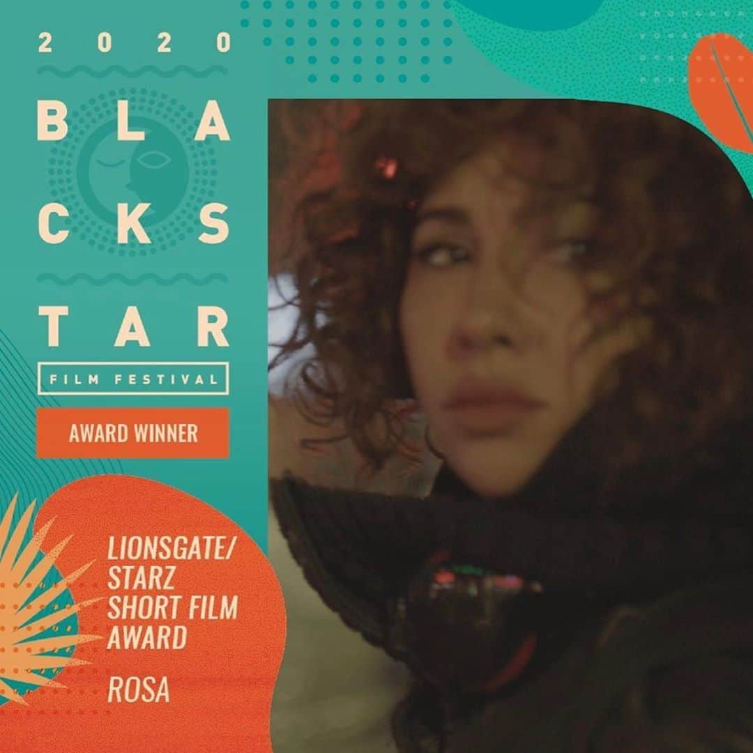 ジャッキー・クルーズのインスタグラム：「We did it y’all, we won the Lionsgate/STARZ award for Best Short Narrative @blackstarfest! Thank you to the incredible Writer and Director: Suha Araj @suhamaria ⁠ - Thank you @blackstarfest for actually seeing us and telling our story.」