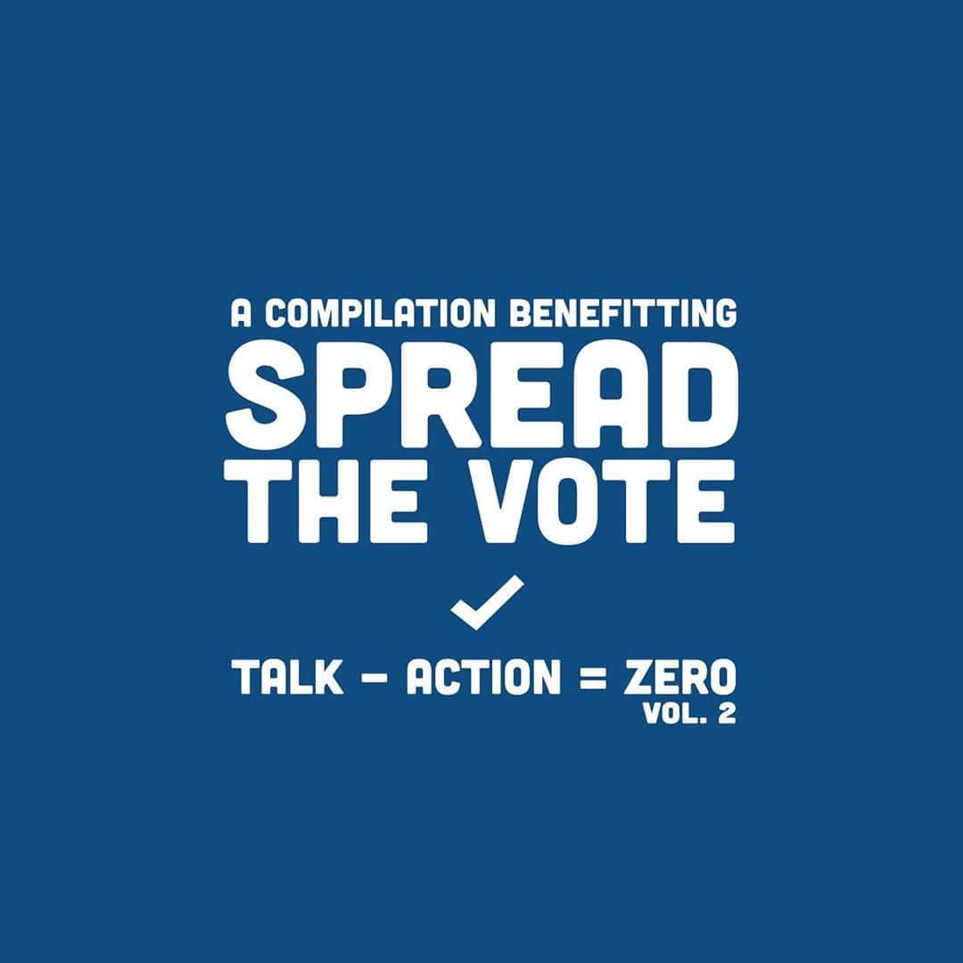 A Place to Bury Strangersのインスタグラム：「So excited to have contributed a previously unreleased track “Do It All Again” to @BankrobberMusic & @roughTradePublishing ’s 2nd edition of Talk - Action = Zero,  a compilation of unreleased tracks from so many awesome artists.  The first edition raised over 20K for @blackvisionscollective .    This time the compilation benefits @spreadthevote which highlights the importance of voting and empowering citizens to be heard at the polls.  You can pre-order it here before its release tomorrow:  https://roughtradepublishing.bandcamp.com/album/talk-action-zero-vol-2-a-compilation-benefitting-spread-the-vote  (Link In Bio)  The compilation also features tracks from Matthew Caws of Nada Surf, Neal Francis, Jennifer O’Connor & Travis Stever, Gary V, LIP TALK & WooF WooF, NY HUSTLERS, LoneMoon, Say Hi, Alanna Royale, Power of Attorney, Roots & Tings, Karyn Kuhl, Pink Mountaintops, The Long Ryders and many more. A majority of the songs featured on the compilation are related to voting, the election or the current state of the country, whether covers or new original songs.  #spreadthevote #vote #doitallagain #aptbs #aplacetoburystrangers #bankrobbermusic #roughtradepublishing #benefit #compilation #benefitcompilation」