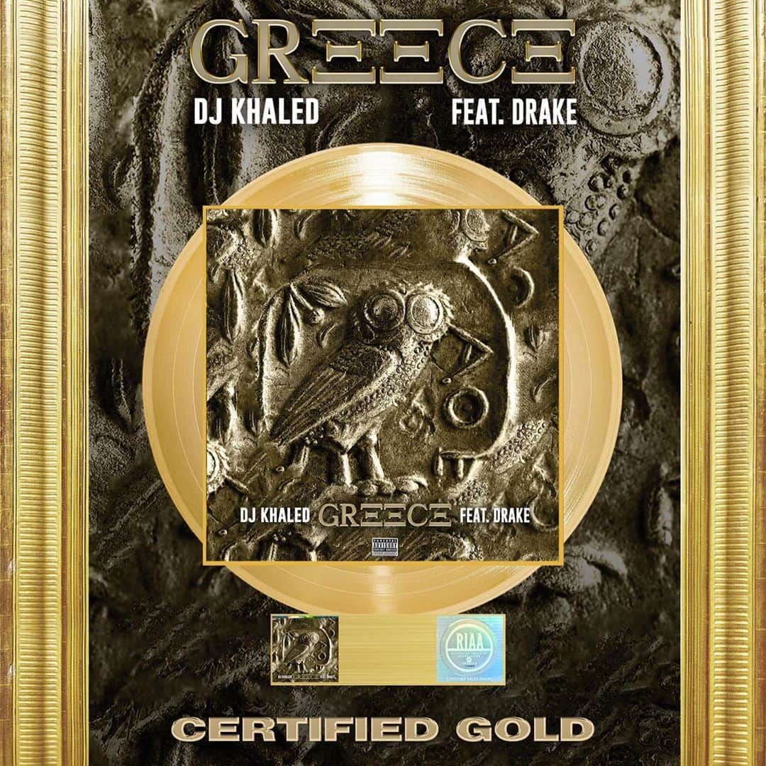 DJキャレドさんのインスタグラム写真 - (DJキャレドInstagram)「FANLUV THANK YOU SO MUCH VERY GRATEFUL!  #GREECE 🇬🇷GOLD 🏆 #POPSTAR ⭐️ GOLD 🏆 @djkhaled feat @champagnepapi 🦉🔑 KHALED KHALED album this year ! FANLUV THANK YOU SO MUCH VERY GRATEFUL! #WETHEBESTOVO  @wethebestmusic @epicrecords @rocnation @jd_dapper」8月28日 9時06分 - djkhaled