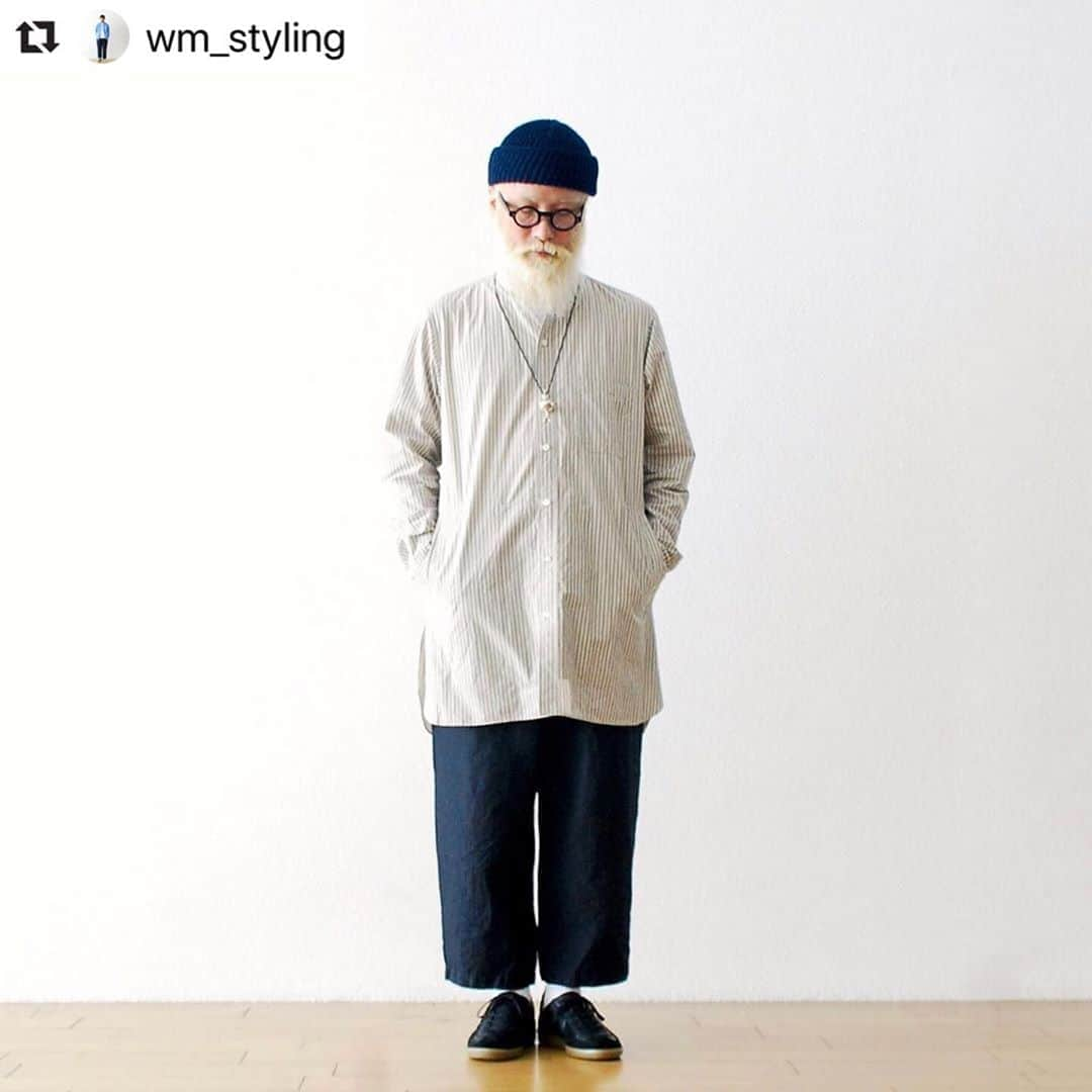 wonder_mountain_irieさんのインスタグラム写真 - (wonder_mountain_irieInstagram)「#Repost @wm_styling with @make_repost ・・・ ［#20AW_WM_styling.］ _ styling.(height 170cm weight 65kg) eyewear→ #LescaLUNETIER　￥40,700- long shirts→ #ts_s　￥29,700- pants→ #COMMEdesGARCONSHOMME　￥42,900- shoes→ #REPRODUCTIONOFFOUND　￥23,980- necklace→ #CippyCrazyHorse　￥176,000- _ 〈online store / @digital_mountain〉 → http://www.digital-mountain.net _ 【オンラインストア#DigitalMountain へのご注文】 *24時間受付 *15時までのご注文で即日発送 * 1万円以上ご購入で、送料無料 商品について：084-973-8204 カスタマーサポート：050-3592-8204 _ We can send your order overseas. Accepted payment method is by PayPal or credit card only. (AMEX is not accepted) Ordering procedure details can be found here. >>http://www.digital-mountain.net/html/page56.html _ 本店：@Wonder_Mountain_irie 系列店：@hacbywondermountain (#japan #hiroshima #日本 #広島 #福山) _」8月28日 14時47分 - wonder_mountain_