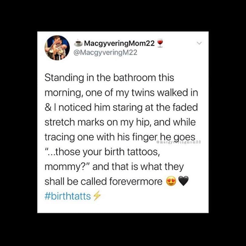 Average Parent Problemsのインスタグラム：「Birth tats!!!! I love it. // Credit: @macgyveringmom22」