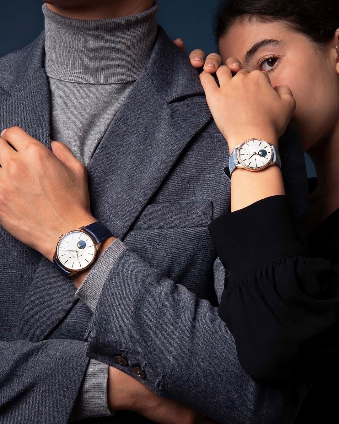 ゼニスのインスタグラム：「#Elite: 40.5mm or 36mm? Steel or gold? Diamonds or without? There’s a Zenith Elite for every taste, including a variety of dial and strap colors to choose from to make it a personal modern-classic.  #Zenith #ZenithWatches #Watches #Watch #Watchesofinstagram #Watchfam #WatchoftheDay #Luxury #WatchAddict #Watchcollector #Horology #DailyWatch #Moonphase」