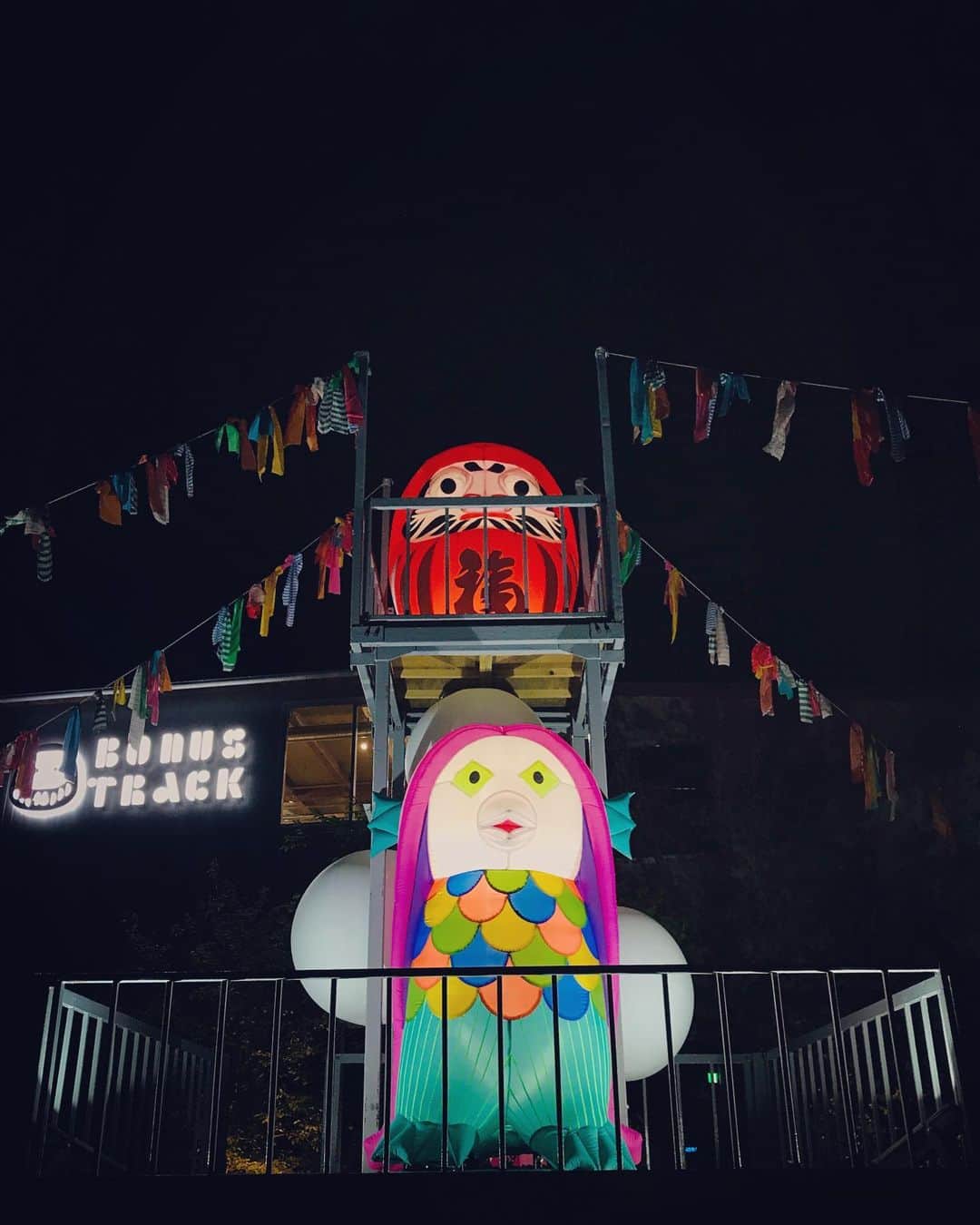 サンドバーグ直美のインスタグラム：「Summer lights🏮✨」