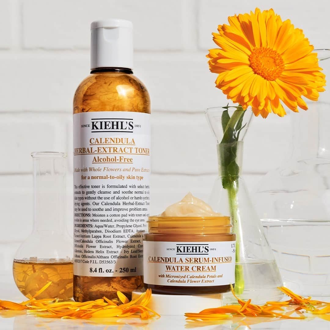 キールズ Kiehl's Japanさんのインスタグラム写真 - (キールズ Kiehl's JapanInstagram)「皮脂や紫外線、マスクの着用で肌が敏感になりがちな今の季節。 そんな今だからこそ、＃カレンデュラ安定素肌習慣 をはじめてみませんか？☺ 今なら、キールズNo.1化粧水 ＃カレンデュラトナー とフレッシュに潤う #カレンデュラウォータークリーム を一緒に試せるトライアルセットが発売中。 肌がゆらぎがちな季節もトラブルの起きにくい健康的な素肌へと導きます。 まずは2週間お試しいただけるトライアルセットで是非試してみて✨ @kiehlsjp #kiehls #キールズ #スキンケア #ヘルシースキン #アポセカリー #ニューヨーク #NewYork #skincare #カレンデュラトナー」8月28日 15時08分 - kiehlsjp