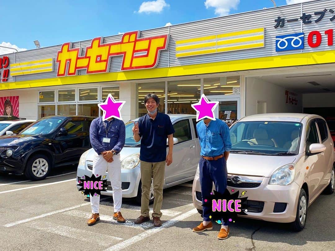 【公式】カーセブン（株式会社カーセブンディベロプメント）のインスタグラム：「カーセブン多摩ニュータウン店にて、 ミラご成約頂きました🌟 なんと、2台！！！👏  LINEからのお申し込みです☺️  お車をお探しの方は是非お気軽にご相談ください✨  #カーセブン #中古車 #車好きな人と繋がりたい #line商談」