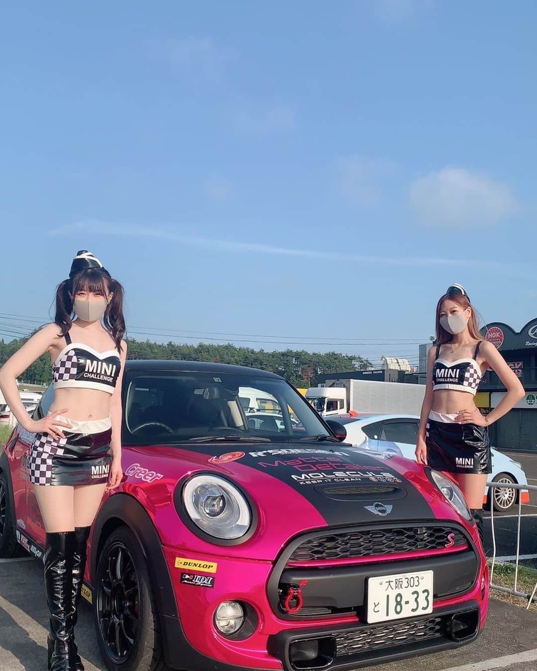 のインスタグラム：「ピンクまじかわいい💓 ． ． ． #イメージガール #ミニクーパー #minichallenge」