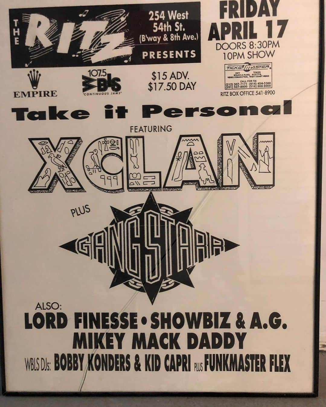 DJプレミアさんのインスタグラム写真 - (DJプレミアInstagram)「#fbf [1992] NYC... LOOK AT THE LINEUP... WE'VE BEEN PUTTIN IT DOWN... @gangstarr @brojxclan @bobbykonders @kidcapri101 @lordfinesseditc @funkflex @agofditc」8月28日 16時11分 - djpremier