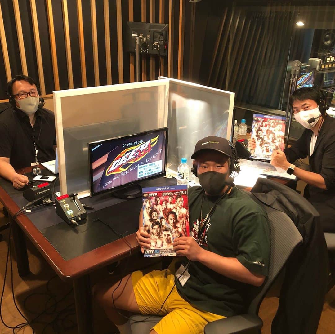 神龍誠のインスタグラム：「DEEP96のゲスト解説してきました！ 下手くそな解説かもしれないけど、頑張ったので観れる人見て下さ〜い😅 #DEEP #スカパー #ゲスト解説」