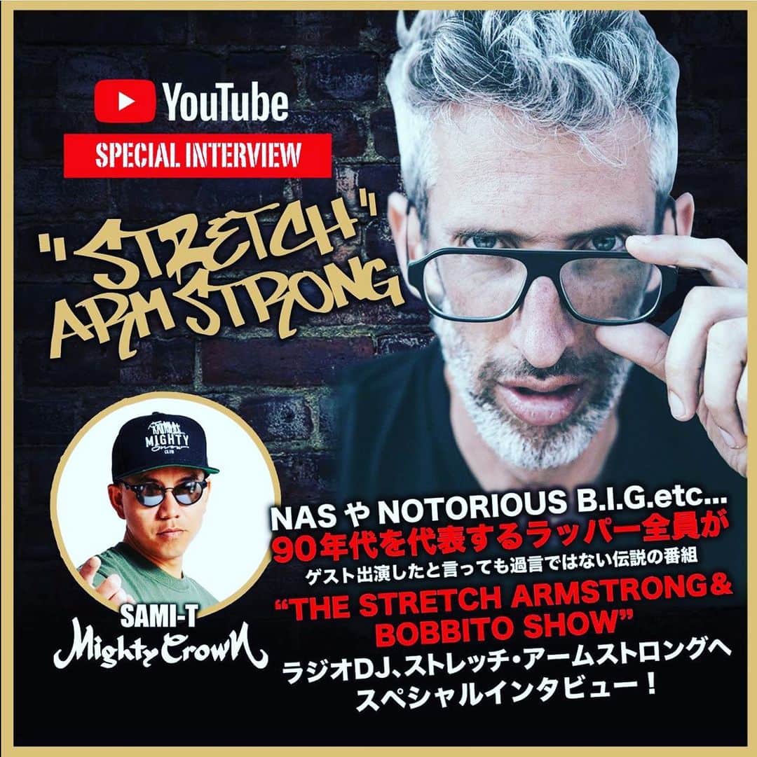 mastasimonのインスタグラム：「Special Interview with the legendary @stretcharmstrong on #mightycrown #youtubechannel !!   今夜19:00！！！！！！ Tonight at 7pm JPN Time !!」