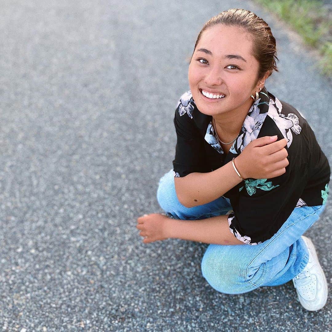 のインスタグラム：「夕方涼しくて好き☺︎☺️」