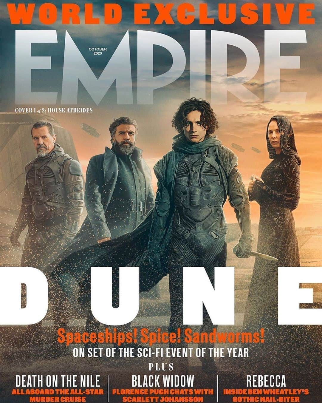 Warner Bros. Picturesさんのインスタグラム写真 - (Warner Bros. PicturesInstagram)「Repost from @empiremagazine: The sleeper has awakened. Empire's WORLD-EXCLUSIVE #Dune issue goes on set on the desert planet of Arrakis – with two covers to collect. Meet House Atreides. On sale Thurs 3 September. More info, link in bio . . . . . . . . . . #Dune #DuneMovie #TimotheeChalamet #OscarIsaac #JoshBrolin #RebeccaFerguson #DenisVilleneuve #FrankHerbert #Arrakis #ScienceFiction #SciFi #Movie #Movies #Film #Films #Cinema #Empire #EmpireMagazine #MagazineCover」8月29日 0時06分 - wbpictures