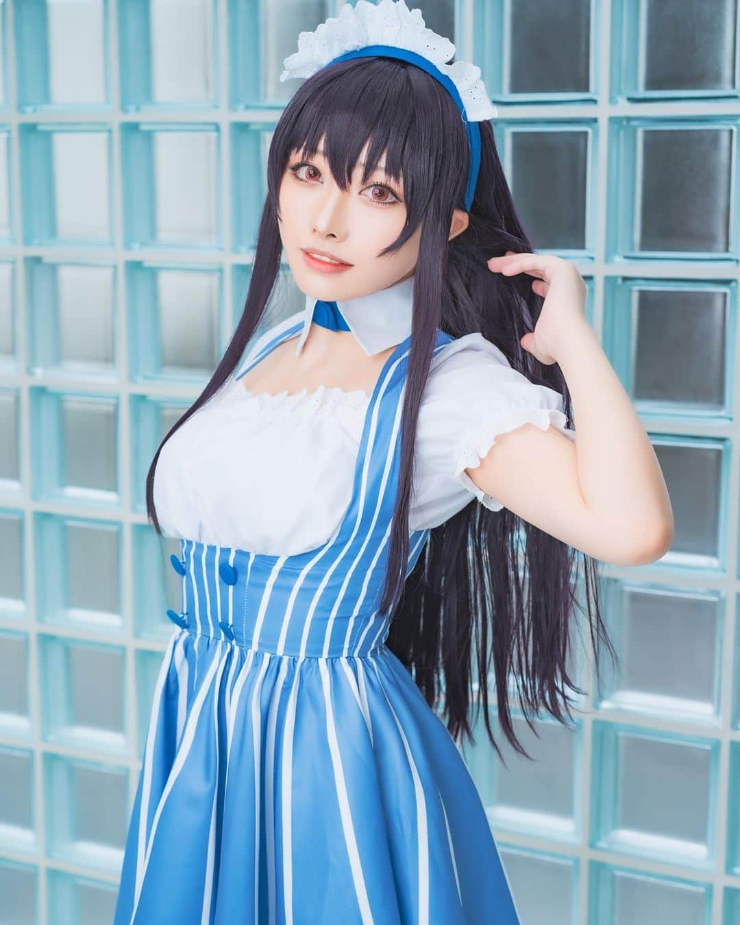 のインスタグラム：「コラボ衣装の詩羽先輩☺️✨ 📷とうきちゅん▷@ Touki_cos(Twitter) . . #冴えない彼女の育てかた #霞ヶ丘詩羽 #コスプレ #コスプレイヤー #cosplay #saenaiheroinenosodatekataflat #kasumigaokautaha #cosplayer」