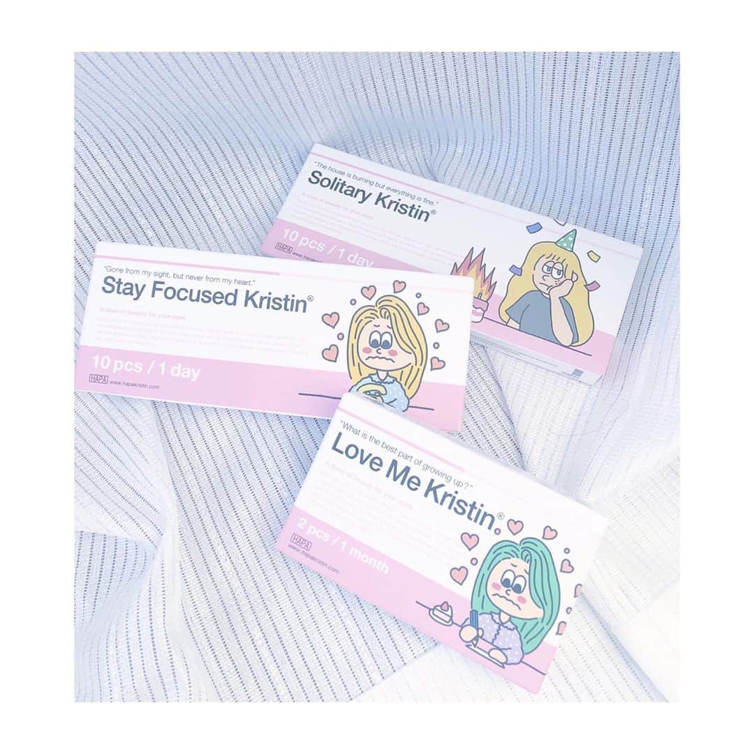 こあ（ゆずこあ）のインスタグラム：「・ 気になってた可愛いカラコンGETしたよって 報告🤍‪( ◜௰◝ ）‬ 詳しくはまた今度紹介するね𓈒 𓂂𓏸 ・ ・ @hapakristin_jp」